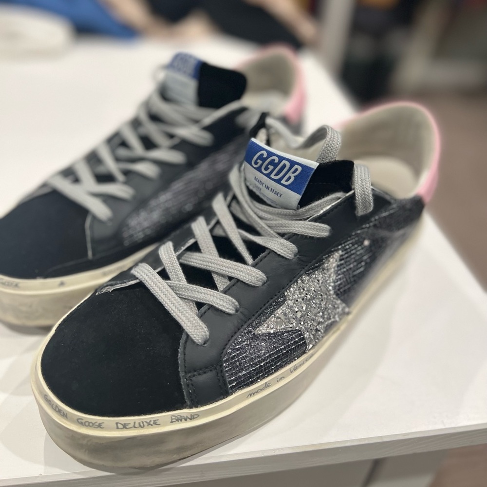 Golden goose corduroy all star low tops